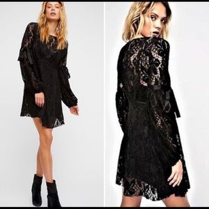 Free People Ruby Lace Dress Sz S